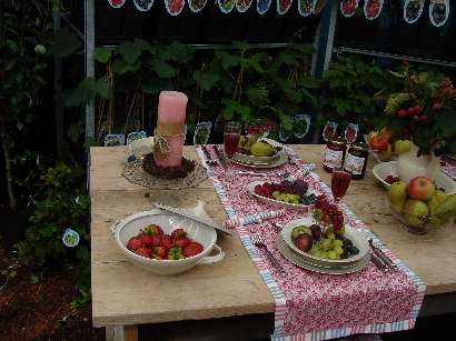 Een mooie en gezonde fruittafel!