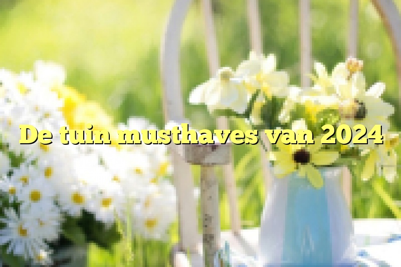 De tuin musthaves van 2024