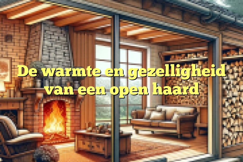 De warmte en gezelligheid van een open haard