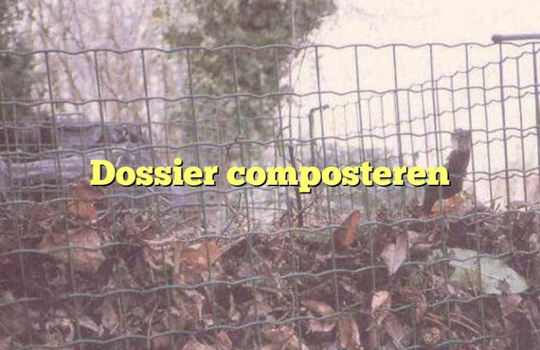 Dossier composteren