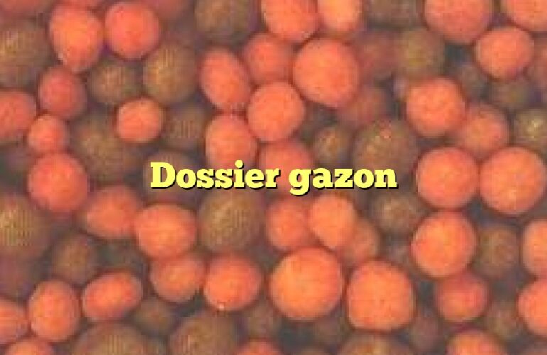 Dossier gazon