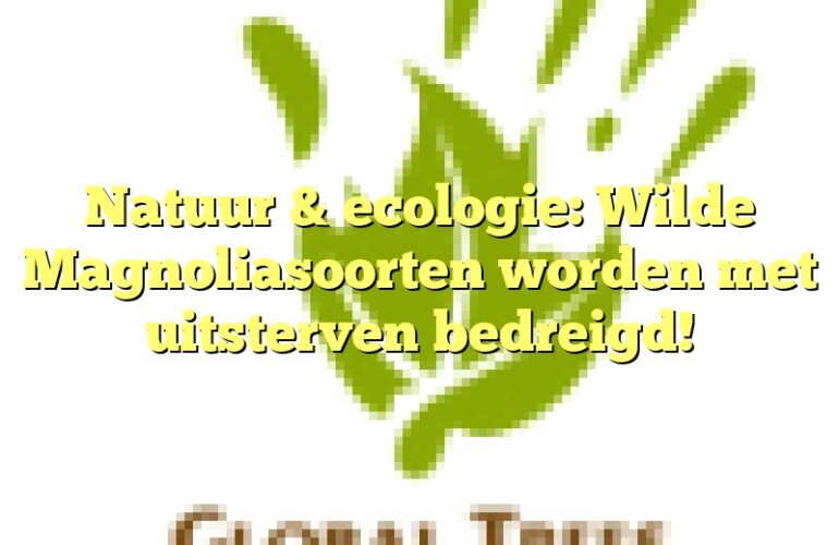 Natuur & ecologie: Wilde Magnoliasoorten worden met uitsterven bedreigd!